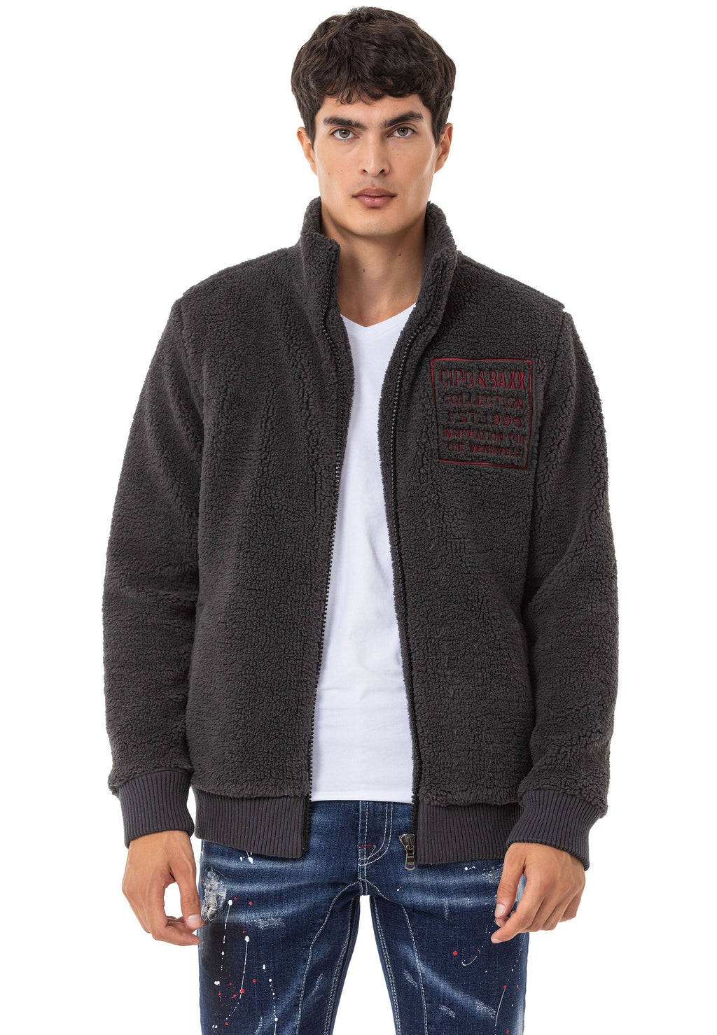 CL543 Men's Fleece Sweatshirt – Warm Winter Relaxed Fit Everyday Sport