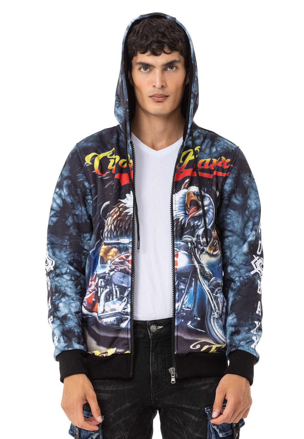 CL551 Men's Bold Graphic Hooded Sweatshirt