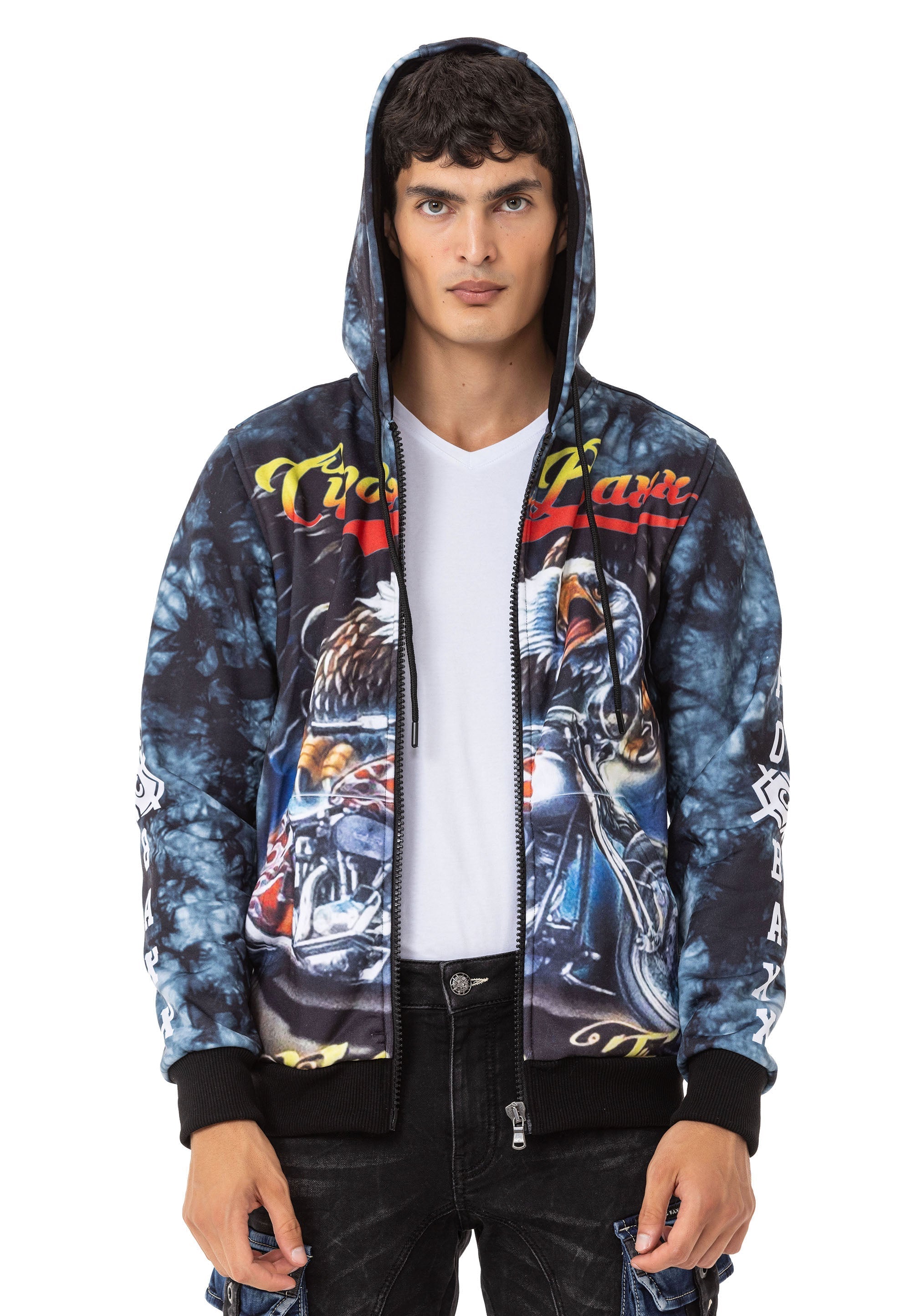 CL551 Men's Bold Graphic Hooded Sweatshirt