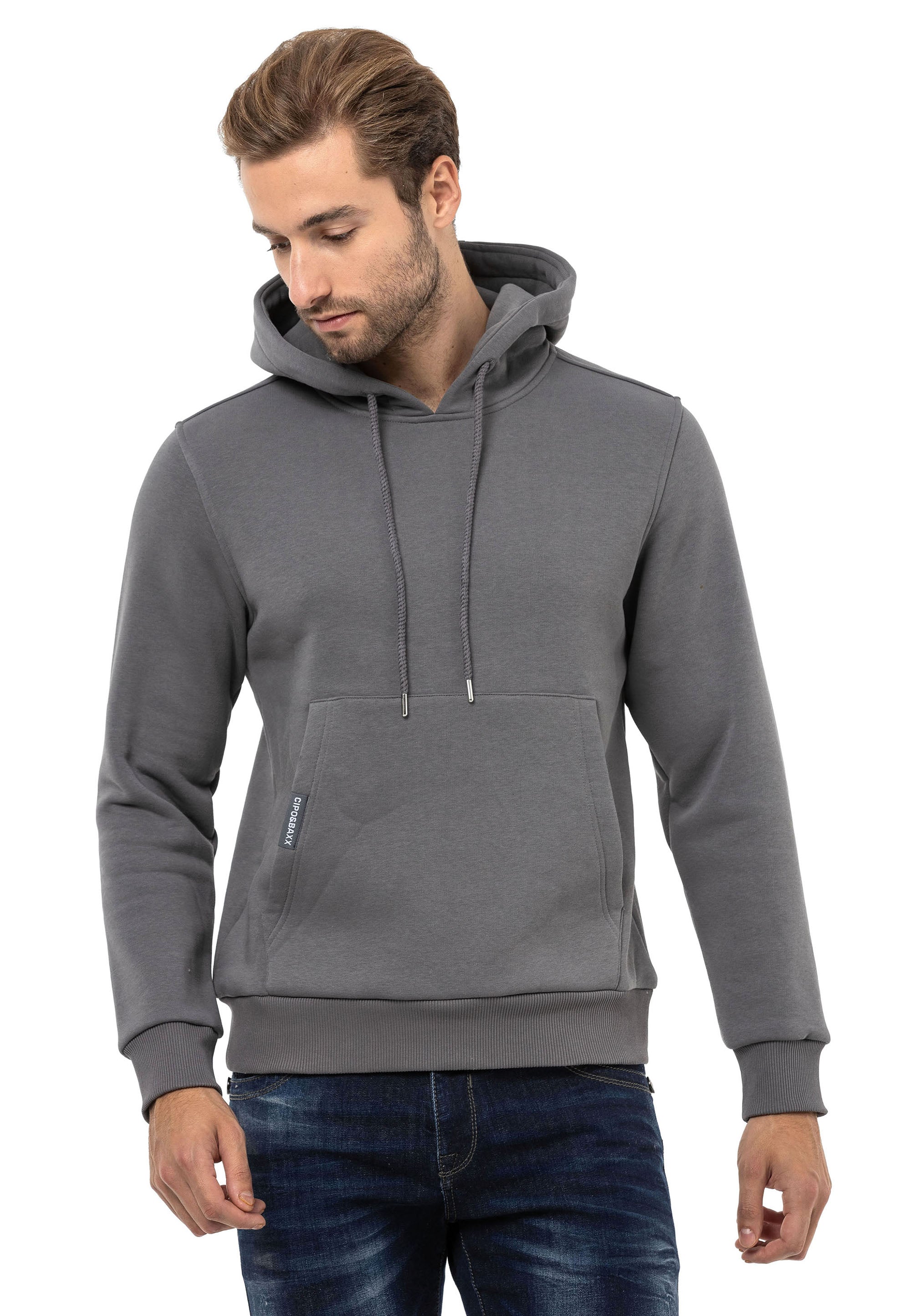 CL557 Basic Men's Hooded Sweatshirt