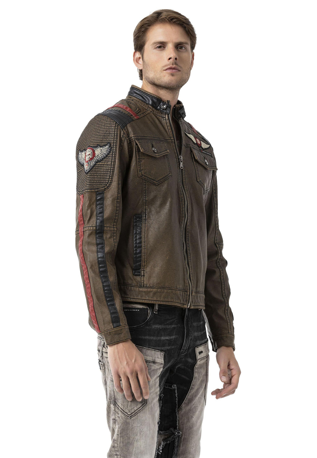CJ304 Alfa Design Premium Leather Jacket