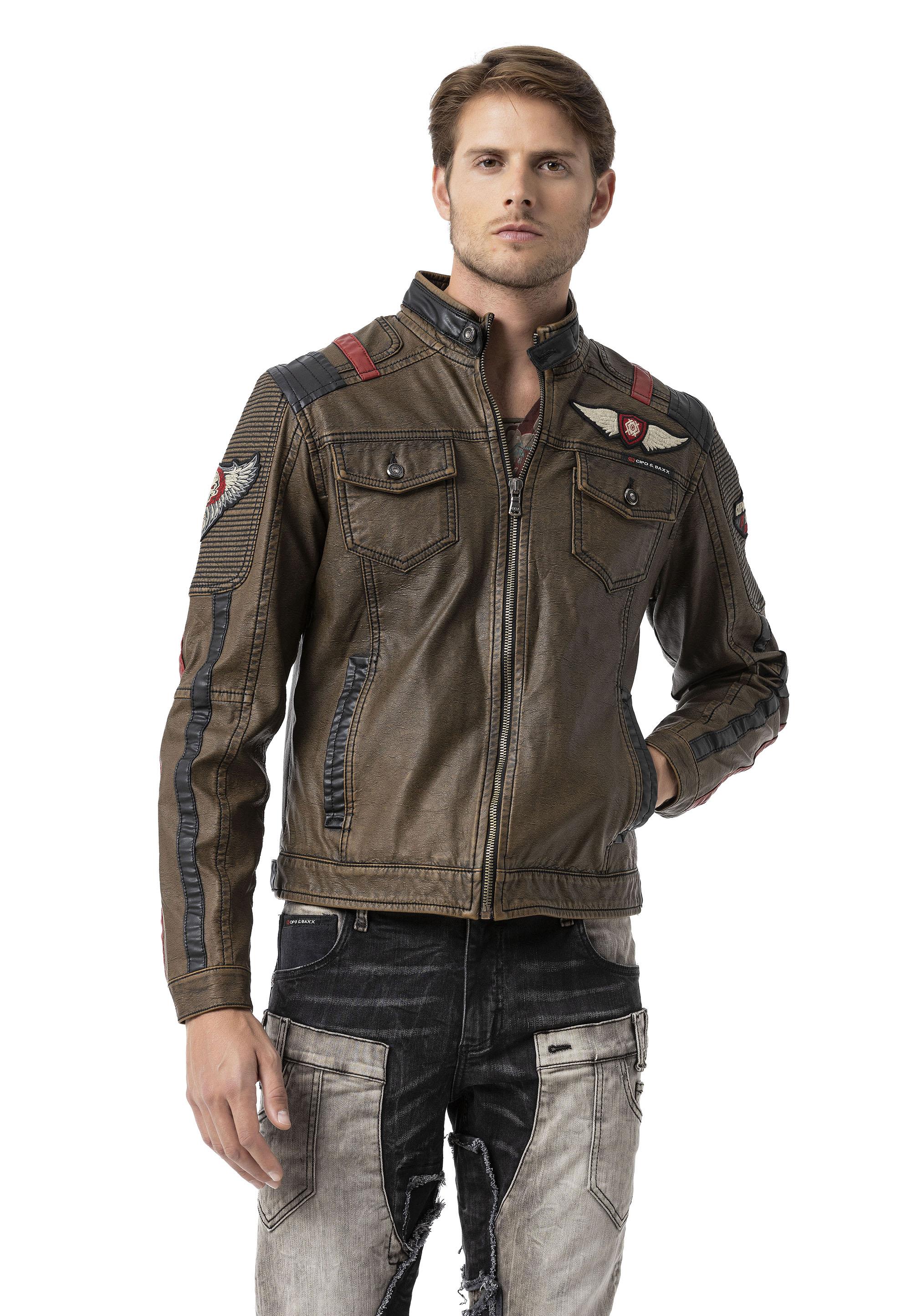 CJ304 Alfa Design Premium Leather Jacket