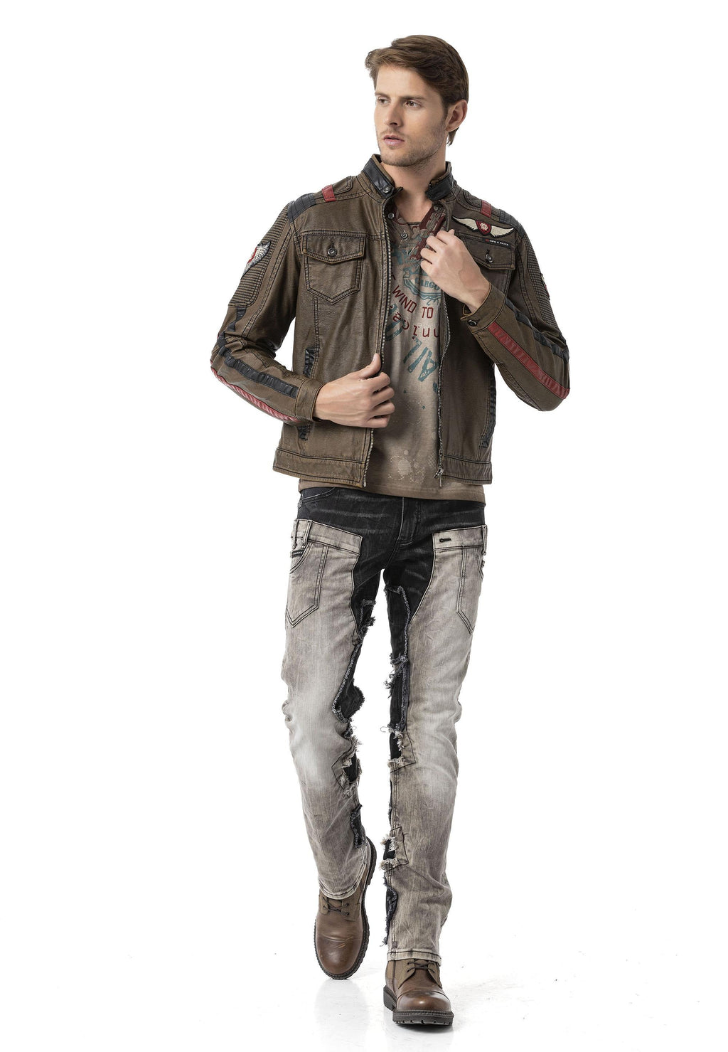 CJ304 Alfa Design Premium Leather Jacket