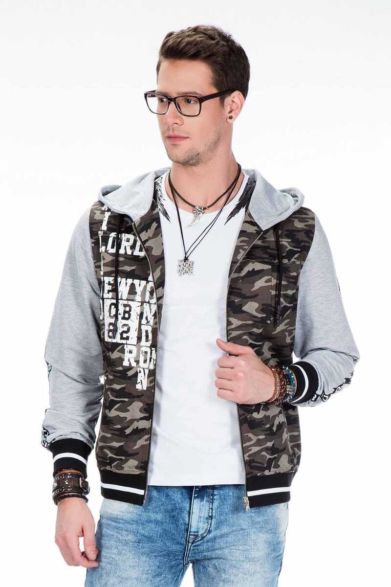CJ215 Printed Camo Men's Sweatshirt