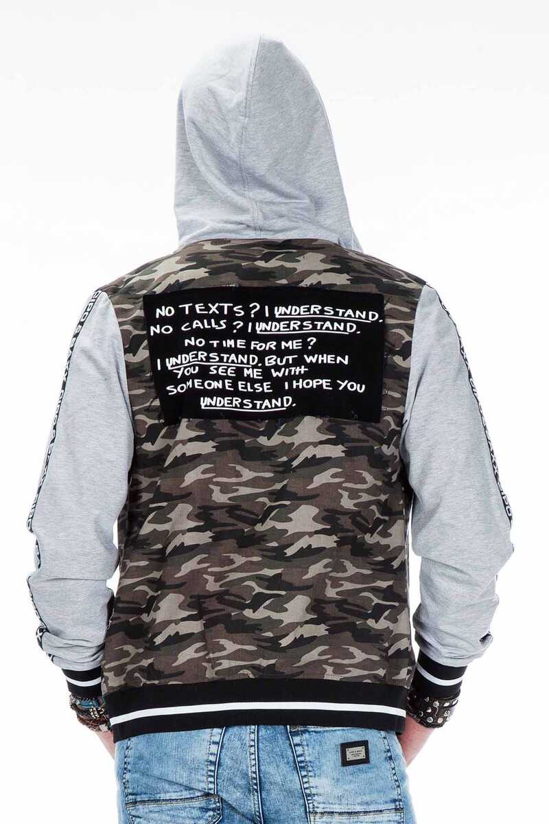 CJ215 Printed Camo Men's Sweatshirt