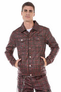 CJ277 Plaid Men's Jacket