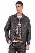 CJ278 Plaid Men's Jacket
