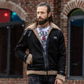 CJ286 Fur-Trimmed Suede Jacket