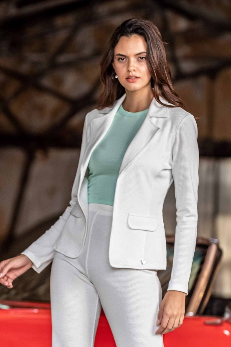 WJ204 Elegant Style Blazer Women's Jacket