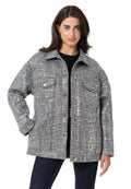 WJ222 Collared Silver Reflective Women's Jacket