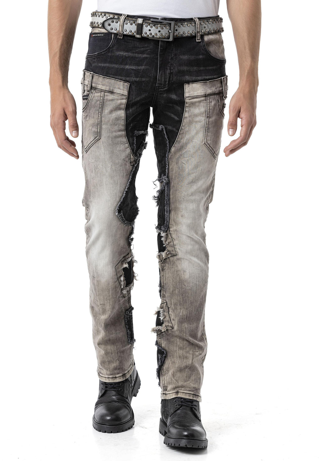 CD875 Regular Fit Relaxed Stretch Denim Jeans