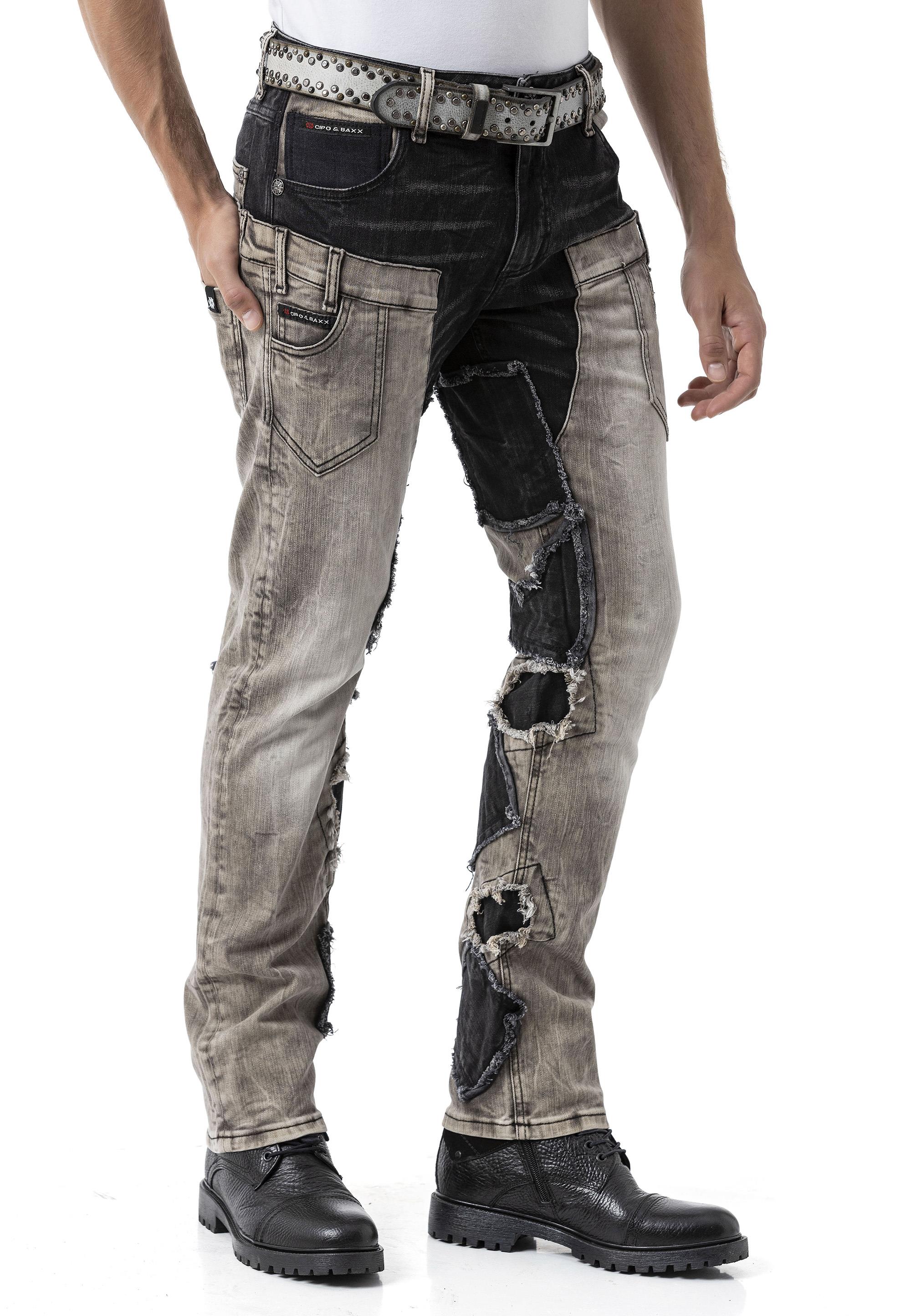 CD875 Regular Fit Relaxed Stretch Denim Jeans