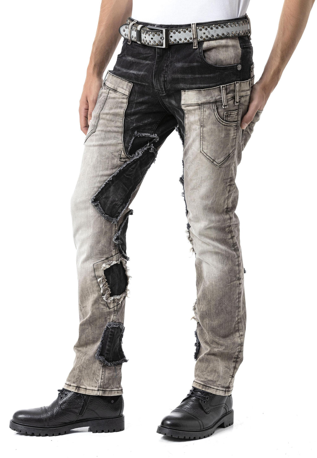 CD875 Regular Fit Relaxed Stretch Denim Jeans