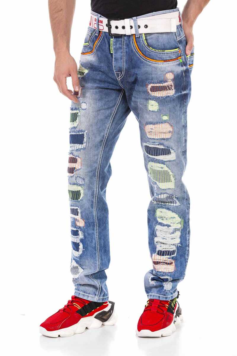 CD720 Neon Detail Men's Jeans