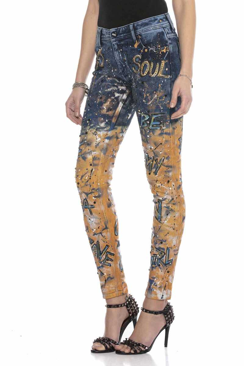 WD440 Slim Fit Two-Tone Women's Jeans