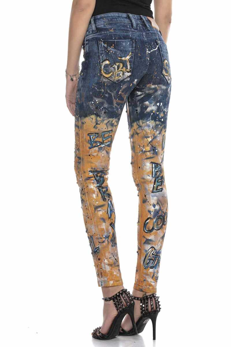 WD440 Slim Fit Two-Tone Women's Jeans