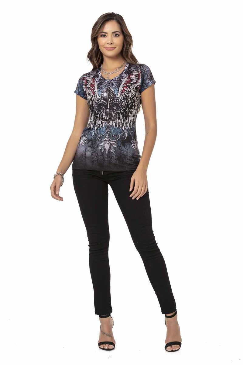 WD444 Women's Black Mom Jeans