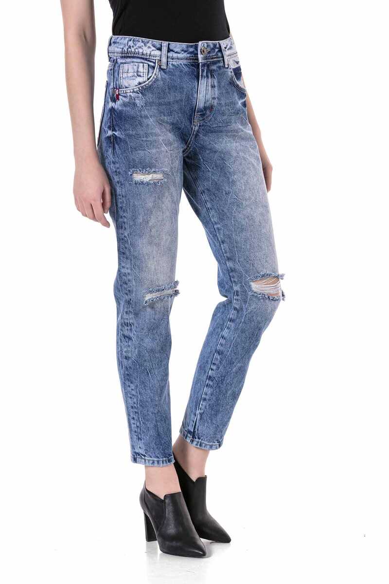 WD447 Ice Blue Mom Jeans