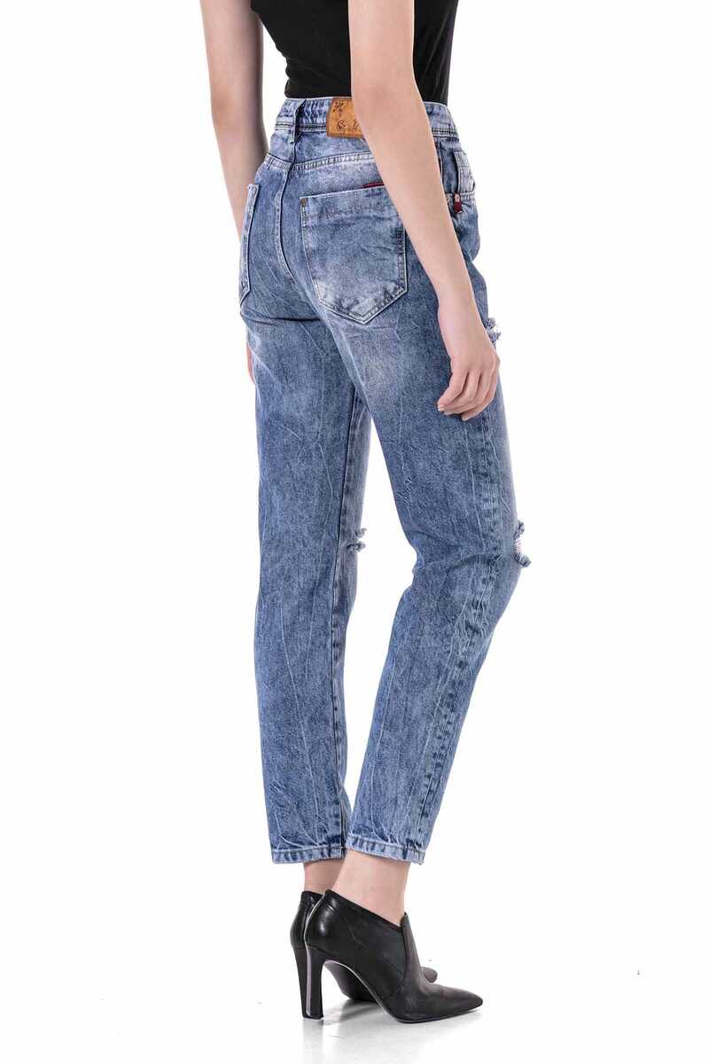 WD447 Ice Blue Mom Jeans