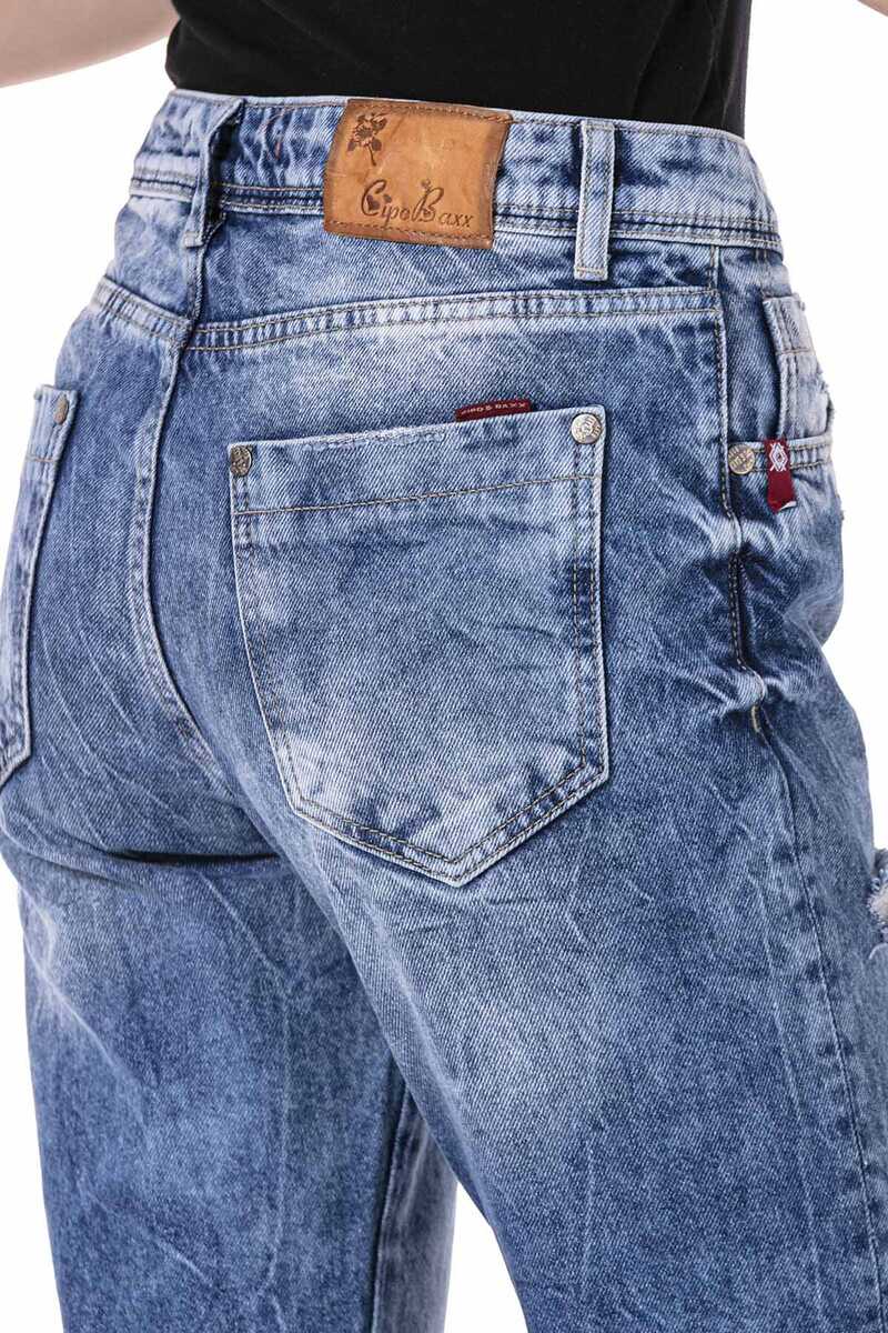WD447 Ice Blue Mom Jeans