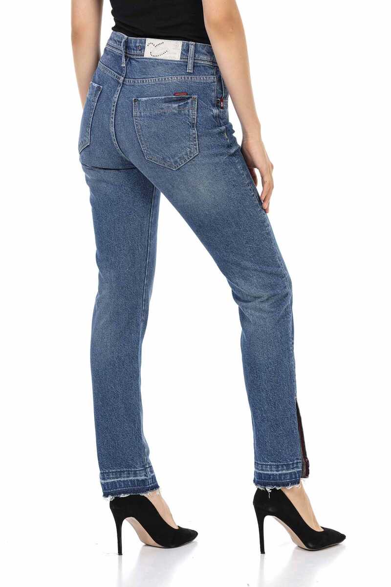 WD449 Ice Blue Women's Mom Jeans