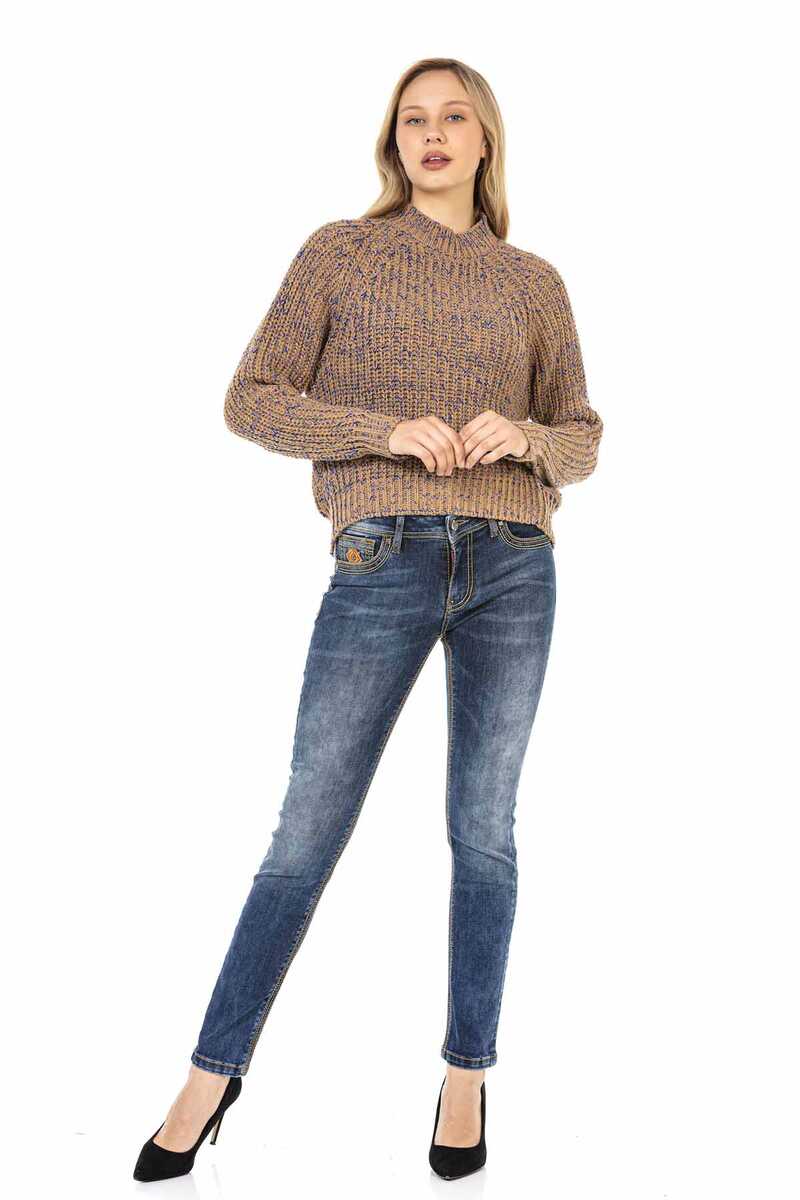 WD462 Blue Basic Women's Jeans