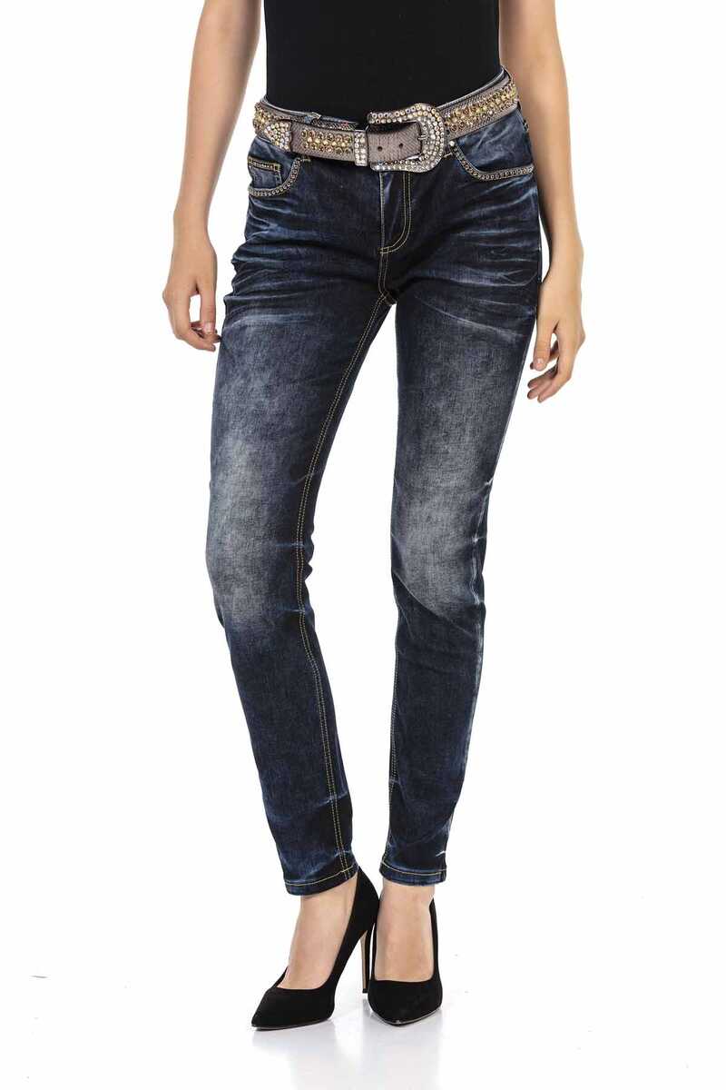 WD465 Navy Women's Jeans