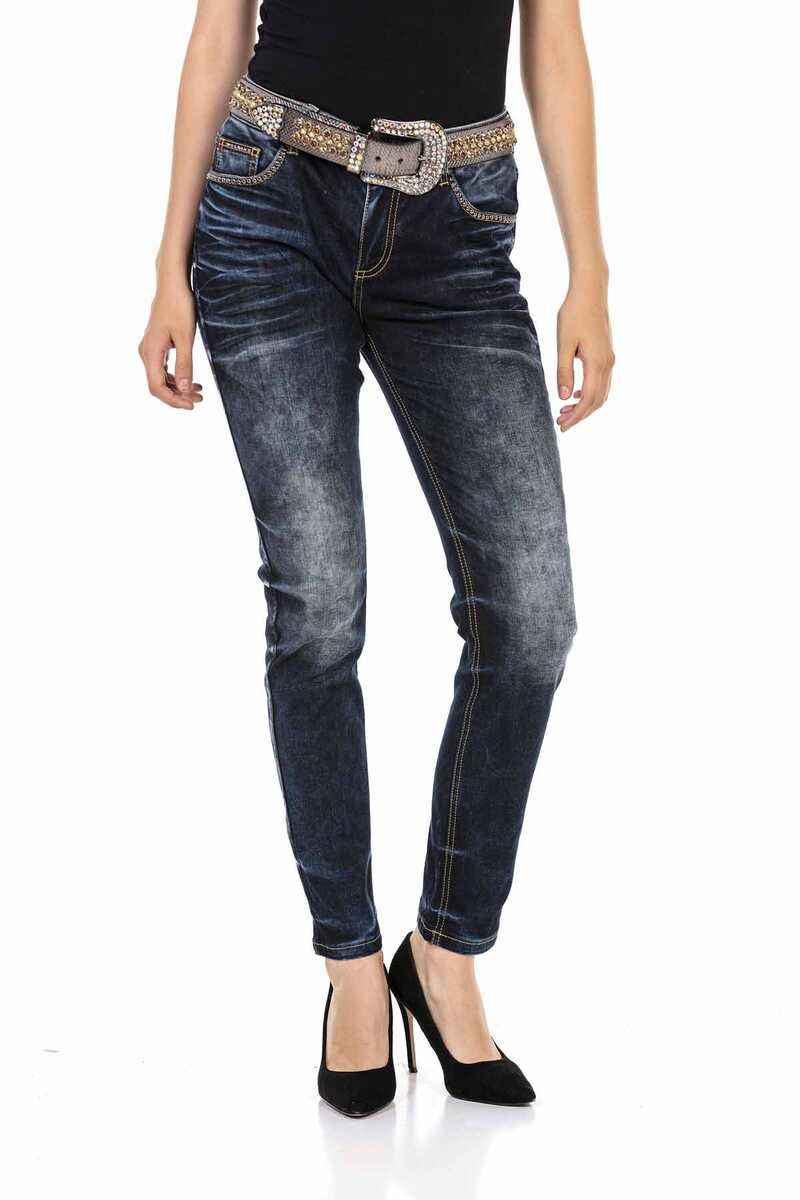 WD465 Navy Women's Jeans
