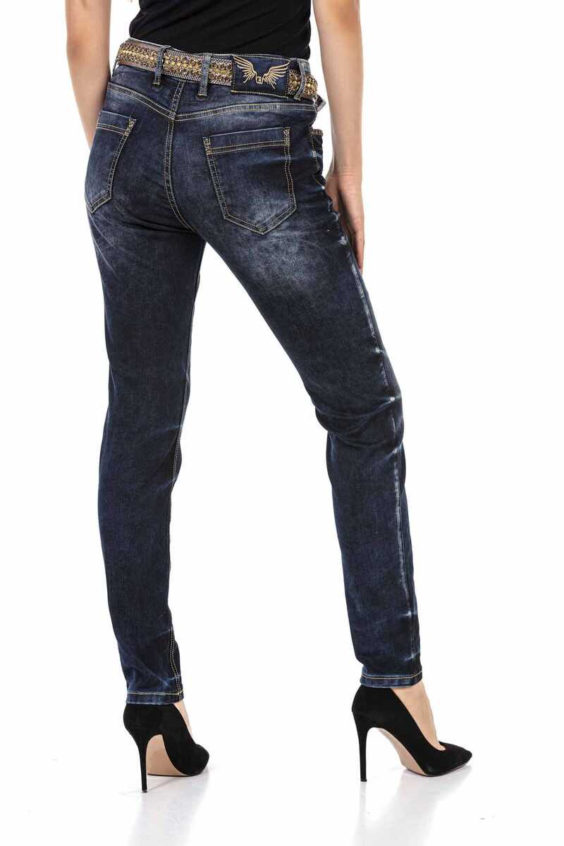 WD465 Navy Women's Jeans