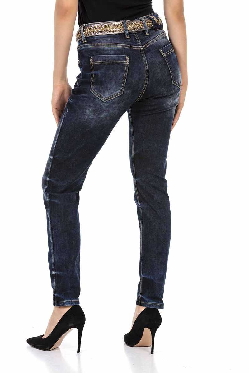 WD465 Navy Women's Jeans