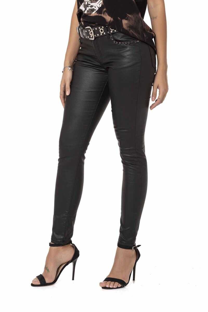 WD467 Women's Leather Pants