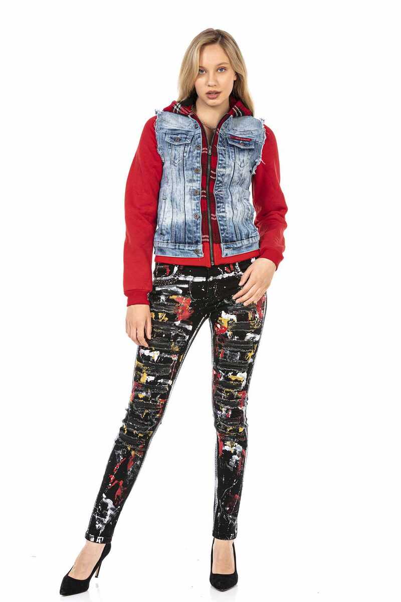 WJ191 Hooded Denim Jacket