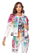 WJ196 Colorful Pattern Women's Jacket