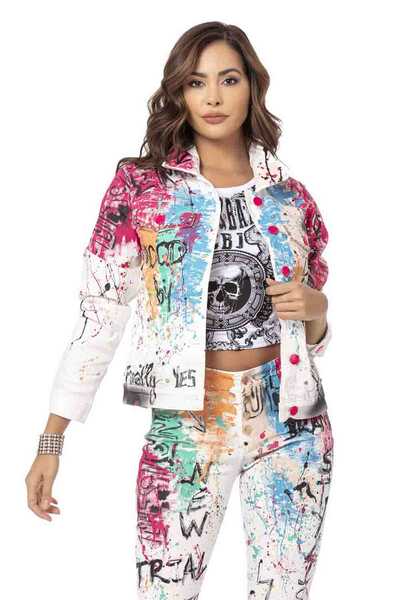 WJ196 Colorful Pattern Women's Jacket