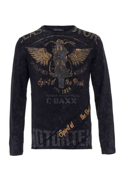 CL348 Men's Long Sleeve T-Shirt – Modern Fit, Premium Cotton Basic