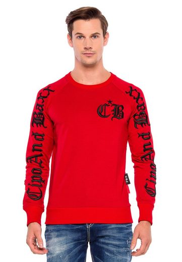 CL370 Embroidered Crew Neck Heavyweight Men's Sweatshirt