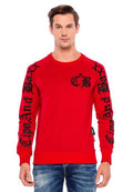 CL370 Embroidered Crew Neck Heavyweight Men's Sweatshirt