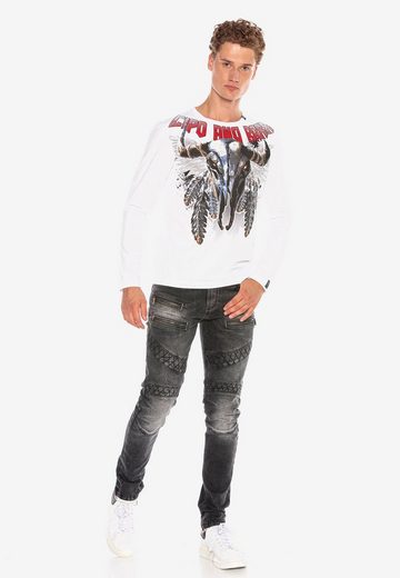 CL396 Mystic Skull Stone Men's Sweatshirt