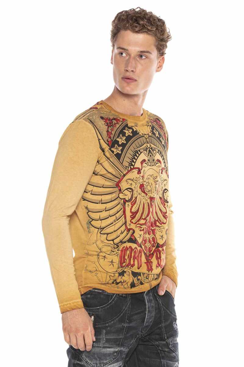 CL407 Eagle Crest Glossy Print Sweatshirt