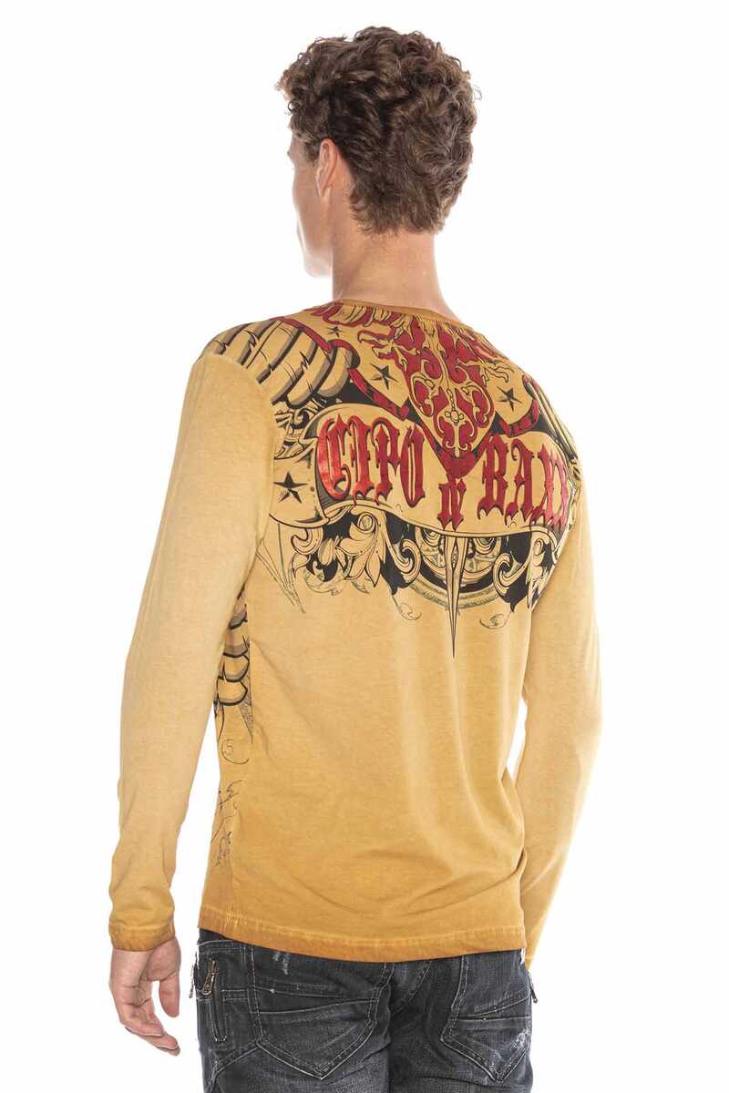 CL407 Eagle Crest Glossy Print Sweatshirt