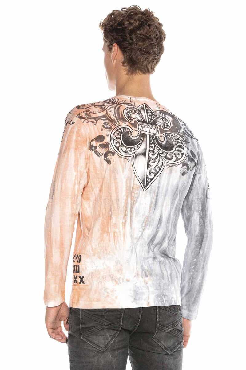 CL408 Royalty Print Long Sleeve T-Shirt
