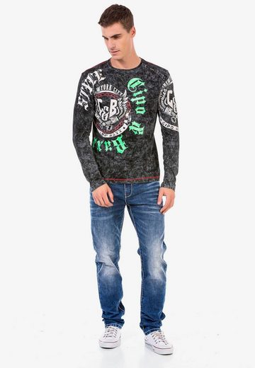 CL476 Neon Pattern Sweatshirt