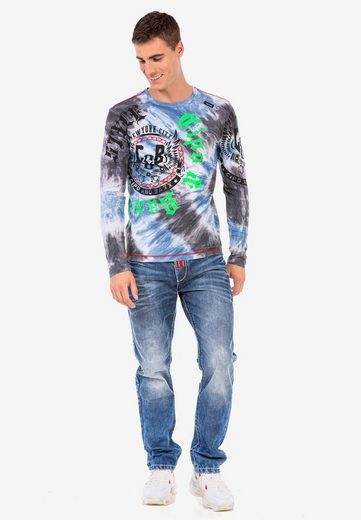 CL476 Neon Pattern Sweatshirt