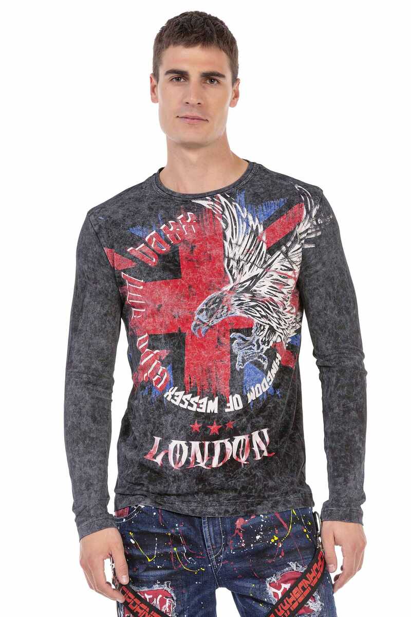 CL499 Great Britain Pattern Sweatshirt
