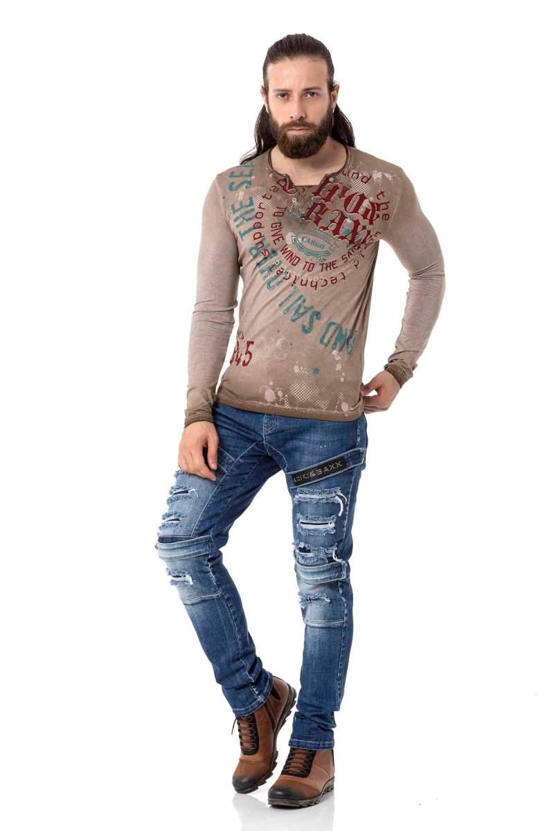 CL512 V-Neck Lightweight Sweatshirt
