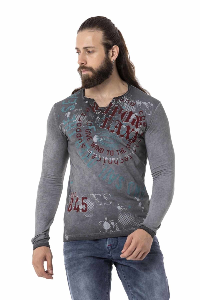 CL512 V-Neck Lightweight Sweatshirt