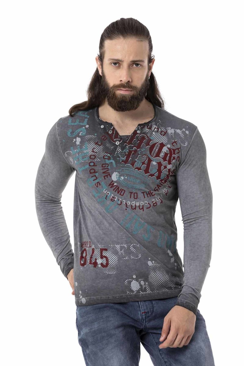CL512 V-Neck Lightweight Sweatshirt