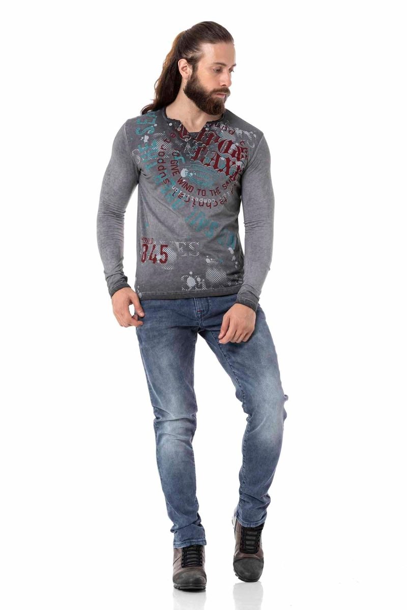CL512 V-Neck Lightweight Sweatshirt