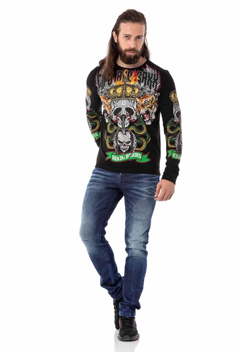 CL514 Men's Sweatshirt – Everyday Relaxed Crew Neck Sport Basic