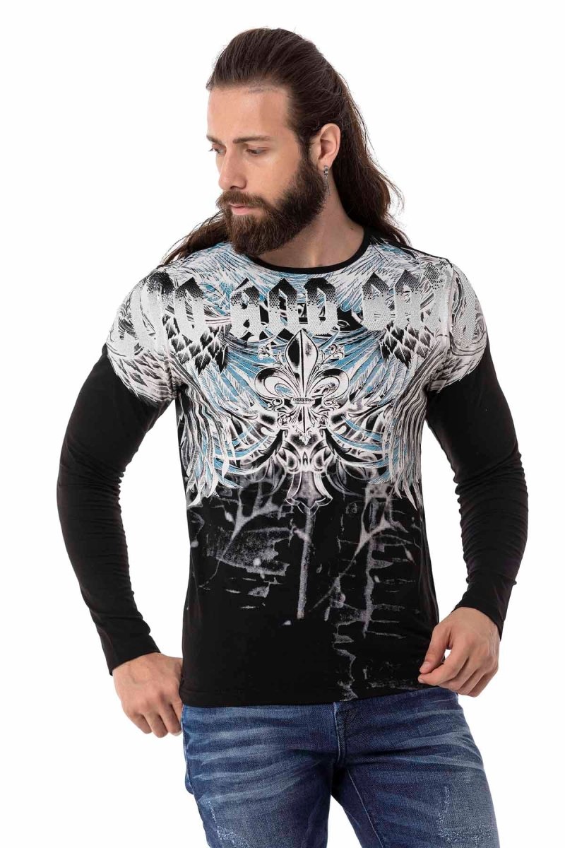 CL516 Royal Pattern Lightweight Sweatshirt